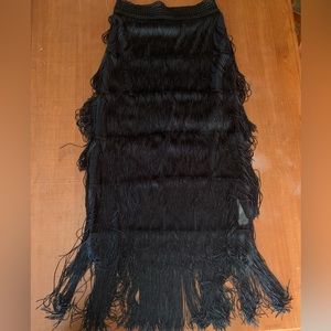 Fringe Midi Skirt